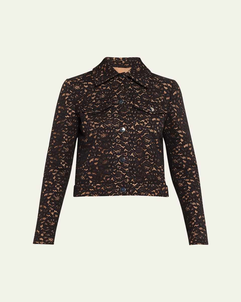 Lace Jean Jacket